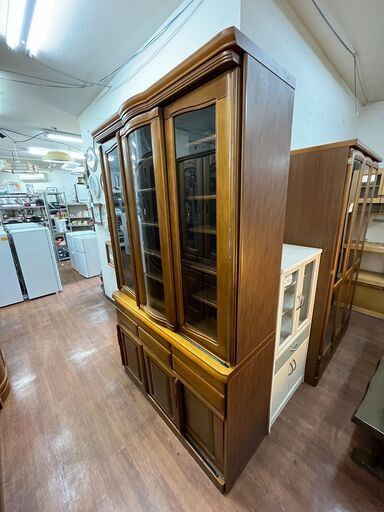 【リサイクルショップどりーむ天保山店】●4508●　超大型食器棚　ものっそい高級感　食器棚　大量収納可能(^^♪