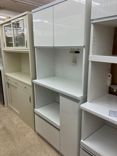 2面レンジボード 土井インテリア  No.1496● ※現金、クレジット、スマホ決済対応※