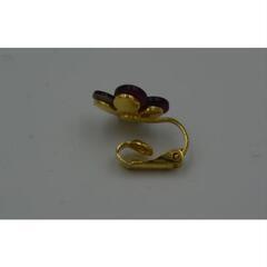▼▼J→→→M20番 シンプルなお花のイヤリング片方（1個）の画像
