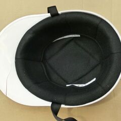 ● バイク 用 未使用 半キャップ ヘルメット 珍しい ドム みたいな 紫 パープル（難あり）●の画像