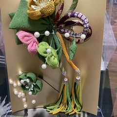 かんざし　緑