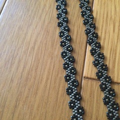 🌻お値下げしました。ビーズのラリエット① ハンドメイド🌻の画像