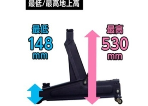 【新品未使用】メルテック 3t油圧ジャッキ スーパーハイリフト FA-31