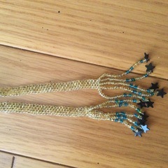 🌻お値下げしました。ビーズのーラリエット　③ ハンドメイド🌻の画像