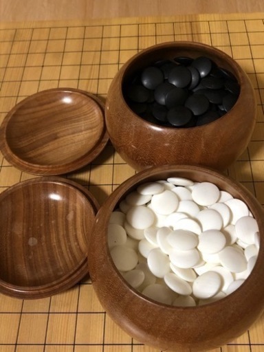 高級　囲碁セット　足付20号