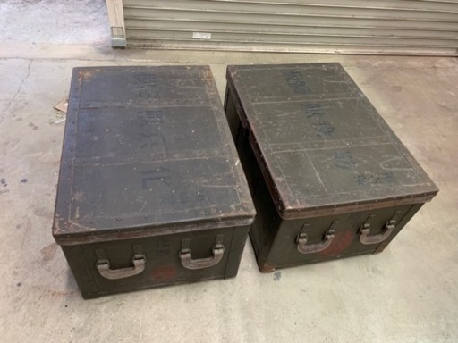 バラ売り　弾薬箱 軍隊 軍用 兵隊 日本軍 海軍 陸軍 銃弾 缶 箱 BOX 容器  アンモボックス アモカン ケース ミリタリー