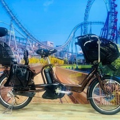 4398 🆕🔋新品長生き8.9A 🆕🛞新品日本製タイヤ　🚲子供乗...