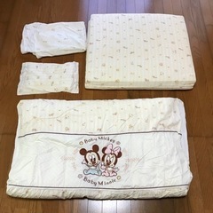 ベビーミッキー&ミニー ★ ベビー布団セット の画像