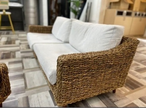 【大セール】3人がけダイニングソファー