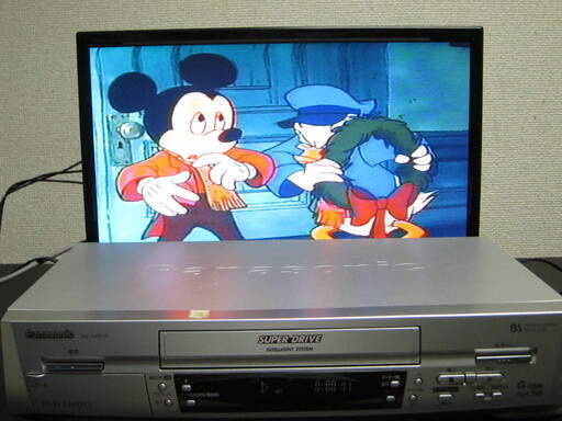 VHSビデオデッキ☆BSチューナー内蔵ハイファイビデオデッキ NV-HXB10 Panasonic(パナソニック) 2001年製