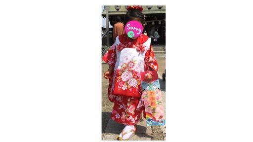 新品同様 七五三 3歳 着物 被布 女の子 DVD フルセット 髪飾り 草履 鞄