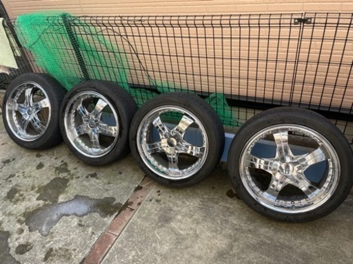 18インチ　メッキアルミ