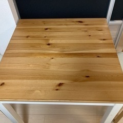 【10/15・16に取りに来られる方限定】IKEAダイニングテーブル&チェア二脚の画像