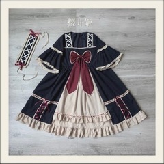 新品、サイズ問い合わせ：可。Mサイズ  ロリータLolitaワンピースの画像