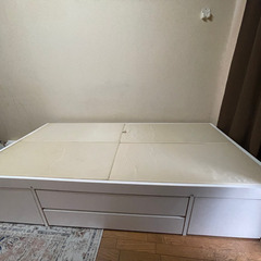シングルベッド　収納　中古　まだ決まってませんの画像