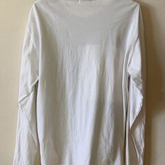 ハイブリットパターン長袖カットソー／メンズLLサイズの画像