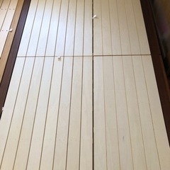 無印良品　収納ベッド　セミダブル　ウォルナット材