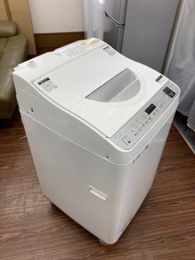 【中古品】SHARP 2021年製 ES-TX5E 洗濯機 シャープ