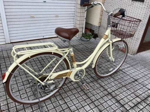 【26インチ自転車】美品❗️6段変速　LEDオートライト付き　若林自転車　浜大津店　SALE中❗️