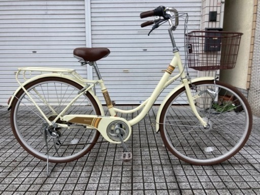 【26インチ自転車】美品❗️6段変速　LEDオートライト付き　若林自転車　浜大津店　SALE中❗️