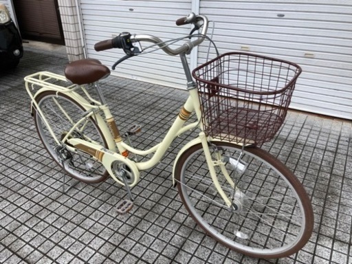 【26インチ自転車】美品❗️6段変速　LEDオートライト付き　若林自転車　浜大津店　SALE中❗️