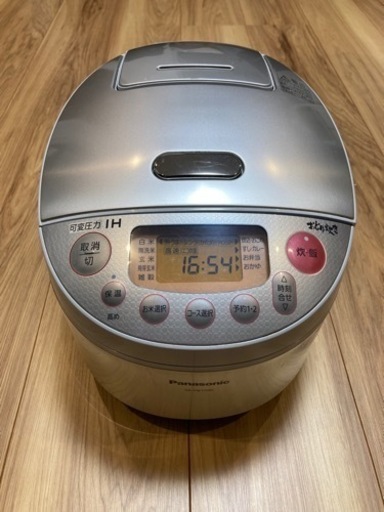 【¥9,800 → ¥5,500】炊飯器 / Panasonic可変圧力IHジャー炊飯器 / 美品