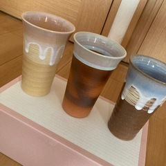 新品　萩陶苑　椿秀窯　焼酎　ビールに最高