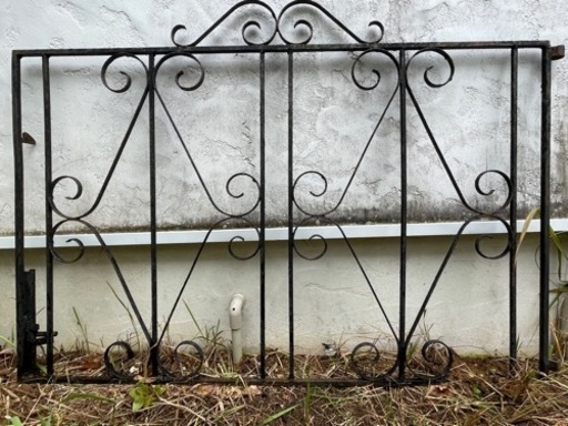 アンティーク鉄製門扉　重量物