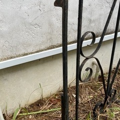 アンティーク鉄製門扉　重量物の画像