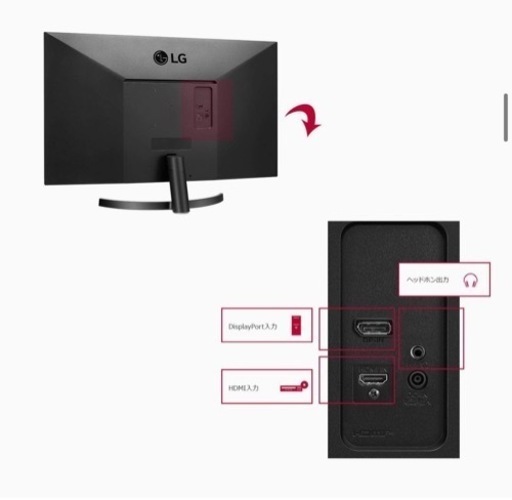 [値下げ中] LG モニターディスプレイMonitor Display 32MN600P-B 31.5