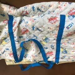 お昼寝布団用バッグ (くるま）＆ 掛け布団のセット
