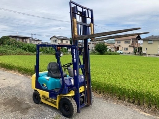 小松フォークリフト1.5トン 型式 FG15C-17 年式 2002年