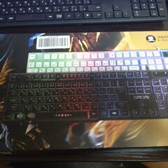 ゲーミングキーボード＋マウス（USB)の画像