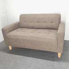新品 アウトレット 2人掛け コンパクトソファー ブラウン