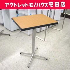 カフェテーブル 幅55㎝ コーナーテーブル スクエア 飲食店 ☆...