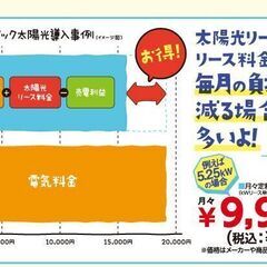 【初期費用0円】太陽光発電リース - 仙台市