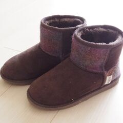 ハリスツイードブーツ２２ｃｍ