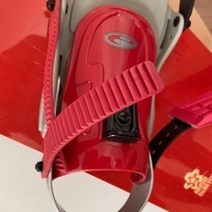 最終　美品　スノーボード　バートン　Burton ケース付　レッド　10万で購入の画像