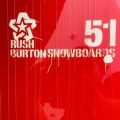 最終　美品　スノーボード　バートン　Burton ケース付　レッド　10万で購入の画像