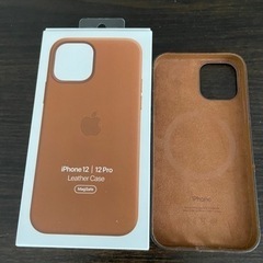 iPhone 12 純正レザーケース