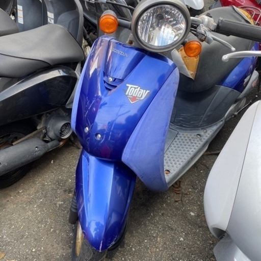 ホンダ　トゥデイ　AF61 青色　実動確認OK  原付スケーターメットインバイク　福岡市