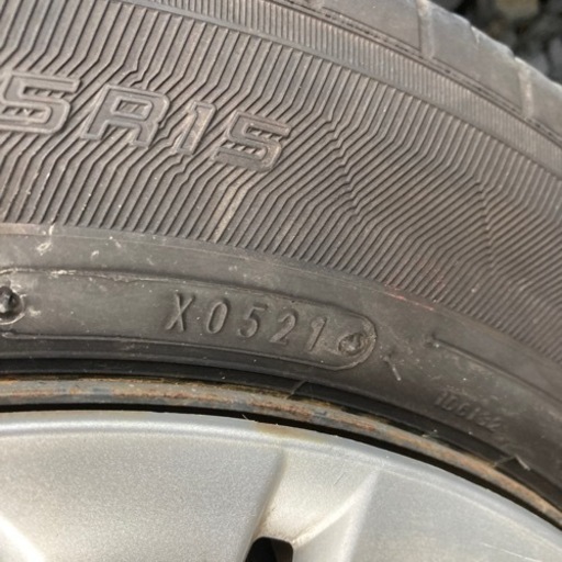 GOODYEAR夏タイヤ175/65R15 4本鐵鎮ホイール付き