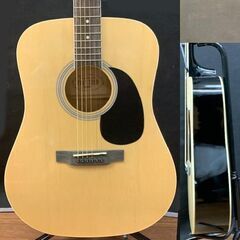 13.アコースティックギター/PLAYTECH　プレイテック　/ZD18/ZD18N /アコギ/ナチュラル/ケース付きの画像