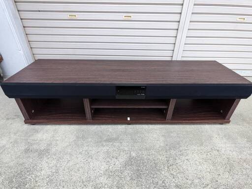 中古品 CAV THRN-130HD スピーカー付きテレビボード 2020年製 リモコン、説明書付き