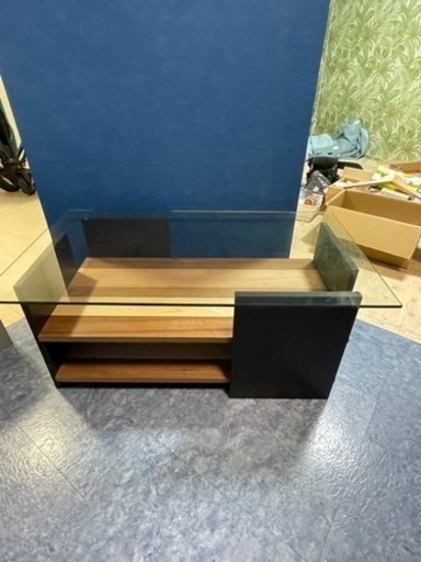 【26日まで】ガラステーブル 幅90cm センターテーブル コーヒーテーブル