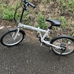折り畳み自転車 小径車 20インチ シマノ６段変速 リアサスペンション