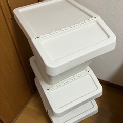 IKEA ソルテーラ　分別ゴミ箱　60L×1、37L×2