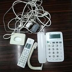 お渡し先決定しました　子機付き固定電話　