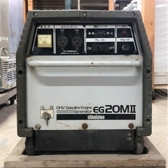 KOG-025 防音型発電機　ガソリンエンジン　EG20M2-B 新ダイワ 動作未確認 ジャンク扱い 
