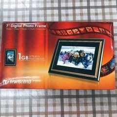 Transcend デジタルフォトフレーム ◆7インチ◆リモコン電池交換済【こちらは店舗です。浜村鹿野温泉ICから3分 買取本舗 宮本リサイクル 営業時間９～１９時 定休日水曜日】の画像